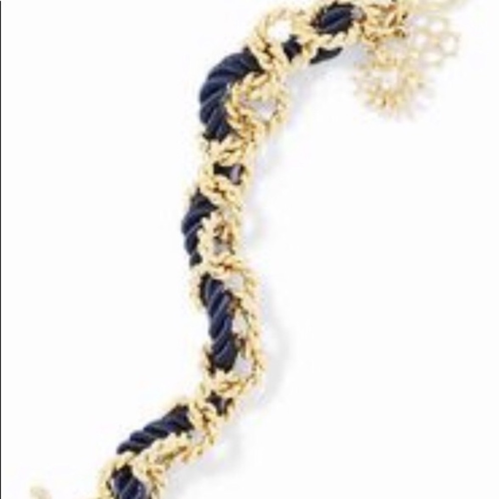 ANN TAYLOR NAUTICAL ROPE & CHAIN BRACELET